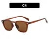 Gafas de sol cuadradas simples Kedun Mi Ding 2025 Nueva moda Versátiles Protección UV Gafas de sol para el sol