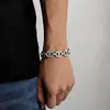 Hip-Hop Transfronterizo Europeo y Americano Cadena Cubana Nariz de Cerdo Incrustada con Circonita de Cobre de 16 mm Joyería Personalizada Pulsera de Tendencia para Hombre