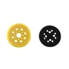 Almofada de Polimento Elétrico do Fabricante 5 Polegadas 8 Furos 4 Olhos Autoadesiva Gancho e Argola Suporte de Lixa Almofada de Polimento PU Venda Quente Transfronteiriça