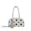 Bolso Boston baguette de lunares de nicho coreano para mujer, nuevo bolso de hombro simple para uso diario 2026, bolso de axila, bolso almohada
