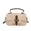 Bolsa Quadrada Pequena Simples 2026 Novo Estilo Bolsa Transversal para Mulheres Bolsa com Toque de Luxo Toque de Luxo Temperamento Estilo Coreano Bolsa de Nicho Feminina