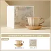 Juego de Tazas de Té Esmaltadas con Grasa Color Arena de la Cerámica Ru, Taza Maestra de Cerámica, Taza Individual, Juego de Té Kung Fu, Taza de Degustación, Taza de Tazón de Té