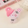 Colgante de Peluche Oso de Peluche Bloque de Color Original Decoración de Muñeca para Mochila de Estudiante Llavero de Alto Valor Ins Regalo de Vacaciones