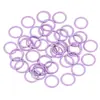 Anillos Circulares de Colores, Anillos Simples y Dobles, Accesorios para Joyería Hechos a Mano para DIY, Anillos Cerrados Circulares de Colores, Pulseras de Abalorios con Anillo Simple, Hierro Hecho a Mano