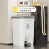 Pedal Trash Can Cozinha Comercial Grande Capacidade Grande Nova Fábrica Cabelo Pé Alto Valor de Cor Luz Luxo Outdoor
