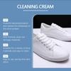 JAKEHOE Crema Limpiadora de Zapatos Blancos Pequeños Lavado Sin Agua para Quitar Manchas de la Parte Superior Blanco Brillante Multifuncional Crema Limpiadora de Zapatos