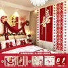 Decoração de Fundo de Parede de Cabeceira Conjunto de Casamento Montagem de Atmosfera de Quarto de Casamento Quarto da Noiva Adesivos de Felicidade Dupla Casa Nova Felicidade Dupla