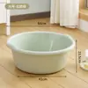 Lavabo de plástico, Lavabo grande profundo para ropa, Tina extragrande para pediluvio, Lavabo para bebé engrosado y alto