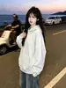 Sudadera con capucha retro americana para hombre y mujer, chaqueta casual elegante de marca moderna para primavera y otoño, abrigo para pareja
