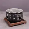 Grelha de Churrasco Estilo Japonês Grelha de Ferro Fundido Prato Aquecedor a Vela Grelha para Wagyu Carvão Álcool Gás Churrasqueira a Carvão