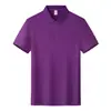 Playeras Polo de Verano con Mangas Cortas, Impresión de Logo Personalizado, Camisas Publicitarias de Seda Helada con Texto Impreso, Playeras de Trabajo de Verano, Bordado Personalizado