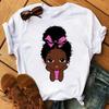 Camiseta de manga corta para mujer 2023, estampado de moda, camiseta de fondo de estación independiente, camiseta de mujer de talla europea, cuello redondo