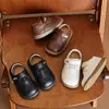 Sapatos para Bebês e Crianças Pequenas, Sola Macia Antiderrapante, 0-1 a 3 Anos, Sapatos de Couro para Bebê, Sapatos Sociais Estilo Britânico, Sapatos de Performance Masculinos e Femininos