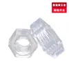 Placa Decorativa Hexagonal de Tuerca Transparente para PC con Rosca Interna, Tapa de Tornillo Completamente Transparente, Tuerca Hexagonal Transparente de Plástico M2-M12