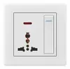 Interruptor de tomada Bo Wang S10 tipo 86 um-aberto controle duplo projeto de comércio exterior Sudeste Asiático África Oriente Médio exportação