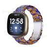 Para Fitbit versa3/sense reloj inteligente universal correa de reloj de resina metal acero de tres bolas correa de reloj