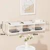 Soporte sin perforación para decodificador de TV, estante de almacenamiento para proyector, estante simple de pared para router