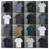 Camiseta de manga curta de alta qualidade, transfronteiriça, corretamente etiquetada, nova, da moda, para o verão, solta, jacquard, comércio exterior europeu e americano