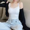 Camisola Feminina Verão Novo Estilo Coreano Costas Bonitas Ajustada Sexy Camisola Uso Interno e Externo Anti-corrida Top Tubinho Leve sem Aros