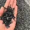 Grava Lavada Negra Piedra Estilo Japonés Patio Paisaje Seco Grava Piedra de Arroz Lavada Gris Oscuro Piedra Negra