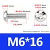 Tornillos de Cabeza Semiredonda de Acero Inoxidable 316 con Agujero Hexagonal, Pernos de Cabeza Hexagonal Iso7380 M3M4M5M6