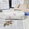 Venda Direta da Fábrica Nova Bolsa de Armazenamento Bolsa de Lápis Resistente a Manchas Estilo Ins Feminino Grande Capacidade Nicho Não Colidente Papelaria Bolsa de Cosméticos