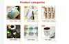 Pegatinas Personalizadas Populares de Gatos Meme en Rollo DIY, 500 piezas, para Sellado de Sobres de 1 pulgada como Regalos