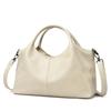 Bolso de Mano para Mujer de Cuero Suave de Comercio Exterior 2025 Nuevo Simple Combinable para Viaje de Negocios Gran Capacidad Hombro Cruzado Bolso de Madre
