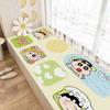 Alfombrilla para Ventana Bahía de Dormitorio de Crayon Shin-Chan, Adecuada para Todas las Estaciones, Resistente a Manchas, Limpiable con Trapo, No Requiere Lavado, Fácil de Cuidar, Linda Alfombrilla Antideslizante