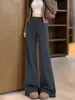Pantalones de yoga acampanados grises para mujer, nuevo estilo otoño 2026, corte ajustado, adelgazantes, casuales, para petite, deportivos, joggers ligeramente acampanados