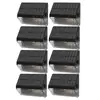 Luces Solares para Escalones, Luces Solares para Vallas Exteriores, Luces para Vallas, Luces Solares Impermeables para Escaleras, Luces Solares para Barandillas de Patio, Luces Solares para Escalones