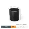 Juego de Vajilla de Melamina Plástico Tazón Pequeño Tazón para Condimentos Restaurante Comercial Taza Imitación Porcelana Negra Cuchara Tazón Pequeño para Sopa Tazón para Arroz