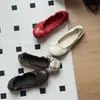 Mollykiki cuadros retro lazo plano mujer otoño nuevo punta redonda poco profundos versátiles suela blanda zapatillas de ballet