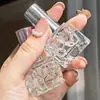 Botella de Fragancia para Coche Transparente Tipo Cubo de Agua con Correa para Colgar, Botella de Perfume para Coche, Botella de Aceite Esencial para Aromaterapia, Botella de Perfume