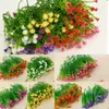 Acessórios de flor plástico buquê de gipsofila com flores silvestres material decorativo embelezamento artesanal para estudante flores de simulação