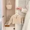 Camiseta Base Gruesa de Terciopelo para Niña Estilo Coreano Otoño Invierno Nueva Elegante Cuello de Solapa para Niña Pequeña Suave Cálida T