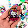 Parche de Hello Kitty Lindo Transfronterizo Acrílico Dibujos Animados Fábrica Mayoreo Personajes Florales Ingleses Adornos Decorativos Lindos
