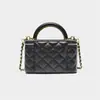 Bolso de Cadena Acolchado Pequeño de Lujo Nuevo de Heming Camelia Bolso Bandolera Versátil Simple y Dulce