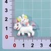Accesorios de resina con forma de luna y unicornio de dibujos animados, accesorios para el cabello, carcasa para teléfono móvil, papelería, llavero colgante, material hecho a mano, venta al por mayor