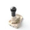 Cubierta de polvo para palanca de cambios de coche, cubierta de polvo para palanca de cambios, integrada, aplicable a Volkswagen Beetle, cuero beige
