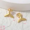 Tendencia Nacional~Colgante Amuleto Tai Sui Chapado en Oro Linda Sirena Pez Dorado Pulsera DIY Collar Accesorio Decoración
