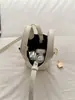 Nova Bolsa Transversal Estampada de Gato Infantil 2026 para Meninas, Bolsa de Ombro Fofa, Bolsa de Mão Fashion de Urso em Desenho Animado