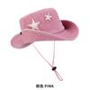Sombrero de Pescador de Estrella de Cinco Puntas para Mujer, Estilo Lavado Antiguo, Resistente al Viento, de Verano, para Viajes al Aire Libre, Sombrero Casual con Protección Solar para Hombre, Sombrero de Sol