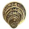 Grandes Adornos de Monedas de Cobre Latón Decoración para el Hogar Sala de Estar Escritorio Artesanías Chinas Apertura Adornos Creativos