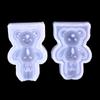 Molde de silicona tridimensional combinado de oso Populose para resina, molde de pegamento de gota DIY, molde de pegamento AB, punto