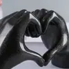 Escultura de Manos en Forma de Corazón Manos Pequeñas Adornos de Amor para Decoración de Estantería Adorno de Escritorio para el Hogar Estatua de Dedos de Amor Decoración Moderna Única Decoración de Tocador para Boda Navidad Cumpleaños Día de San Valentín