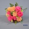 Adornos de Decoración para el Hogar Estilo Nórdico Bola de la Fortuna de 10 Cabezas Crisantemo de Mil Capas de 5 Puntas Decoración de Boda Flor Artificial Accesorios para Fotografía