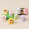 Cor Sólida Segunda Geração Cubo da Selva Sacola Surpresa Figurinhas Fofas Acessórios DIY Chaveiro Enfeites de Mesa Peças de Resina