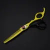 6.0 Tijeras de Peluquería Personalizadas Pintadas de Colores, Tijeras para Cortar el Cabello, Tijeras Planas, Tijeras para Flequillo, Tijeras Entresacadoras, Asequibles