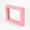 Fabricante de Enfeites para Porta-Retrato de Madeira Maciça Porta-Retrato de Madeira LED DIY Personalizado Porta-Retrato Luminoso para Quarto Porta-Retrato com Luz Noturna 3D